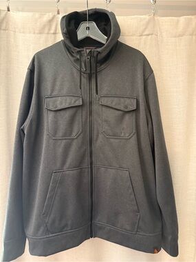 L.L. Bean Men's Dark Gray/Black Thermal jacket